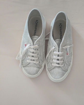Scarpe Superga 29 argento