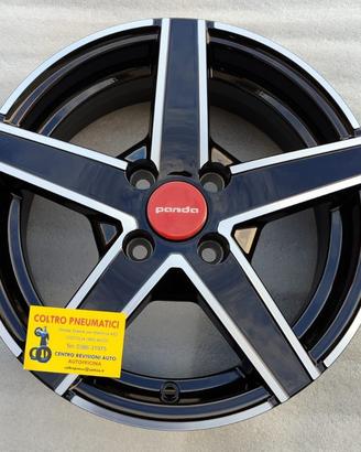 4 Cerchi In Lega NUOVI Da 15 Per Fiat 500 Panda Ec