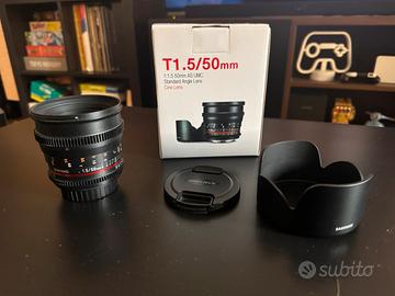 Samyang 50mm T1.5 VDSLR