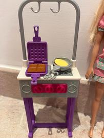 Barbie con cucina bbq