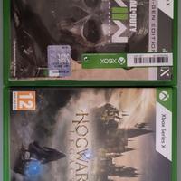 2 CD XBOX X COD MW 2 E HOGWARTS LAGACY
