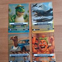 4 cards Panini Skifidol Italian Brainrot 