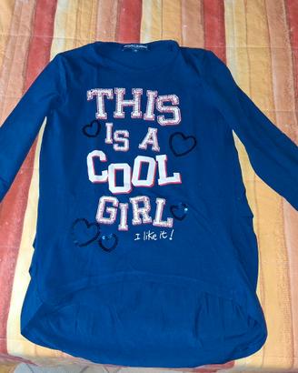 N. 2 FELPE DA BAMBINA ORIGINAL MARINES