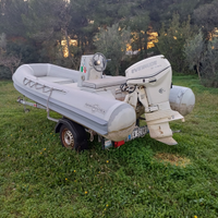 Gommone, motore 40cv, carrello + 2° motore 40cv