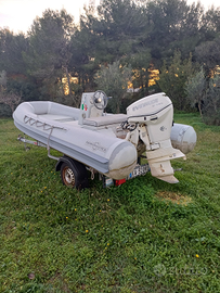 Gommone, motore 40cv, carrello + 2° motore 40cv