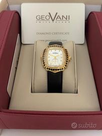 Orologio donna GEOVANI DIAMOND SWISS WATCH -GOL593