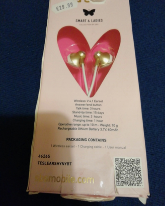 Cuffie bluetooth SBS color oro