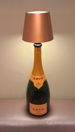 Krug Grande Cuvée Bottiglia Lampada Led Dorata 