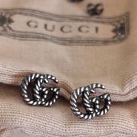 GUCCI ORECCHINI GG MARMONT IN ARGENTO 925