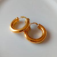 orecchini vintage dorato 