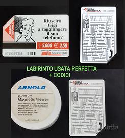 Schede Telefoniche - Rara LABIRINTO Usata Perfetta
