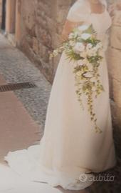 Vestito da sposa in seta