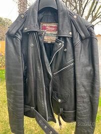 Mirage Jackets giubotto in pelle nera unisex