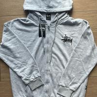 Felpa Stussy unisex grigia