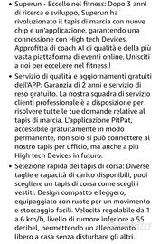 Tapis roulant velocità 6 km/h usato pochissimo 