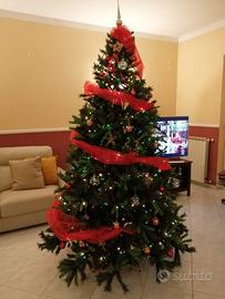 Albero di Natale finto 2,40 metri