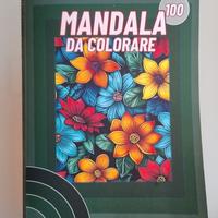 100 Mandala da colorare (fiori)