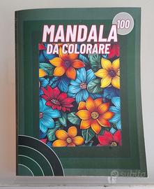 100 Mandala da colorare (fiori)