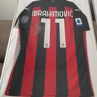 Maglia autografata Ibrahimovic 2020/21 + COA