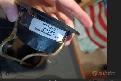 Seas tweeter h1189-06 27tdfc