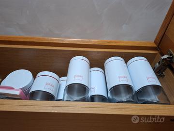 contenitori giannini varie misure10 grandi 1 medio