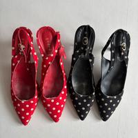 Décolleté rosse e nere usate buone condizioni nr 3