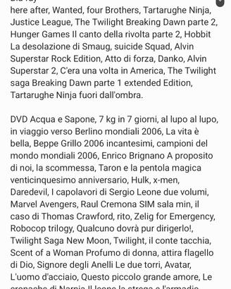BLUE RAY DVD VARI TITOLI ZONA TALENTI