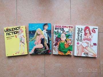 Primi numeri di varie serie manga