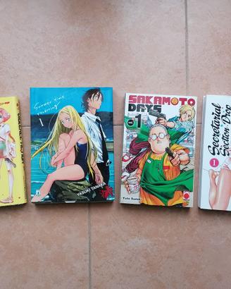 Primi numeri di varie serie manga