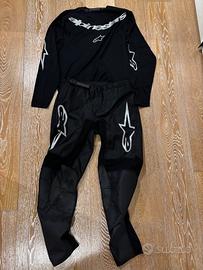 Completo cross Fluid Graphite Alpinestar