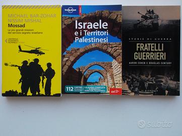 3 Libri - MOSSAD Servizi Segreti ISRAELE PALESTINA