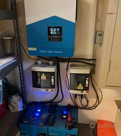 10kw accumulo Litio kit 6kw fotovoltaico isola