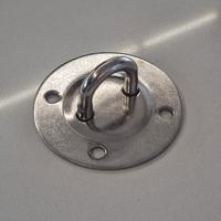 Gancio da soffitto INOX Ø ~9 cm – per TRX, amaca..