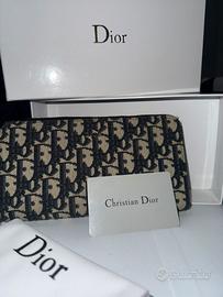 Portafogli Christian Dior beige/nero nuovo scatola