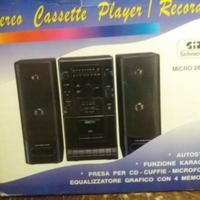 Radioregistratore Schneider con Karaoke