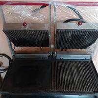 Piastra elettrica professionale doppia