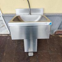 Lavamani professionale in acciaio pesante 