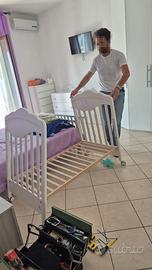 Lettino in legno