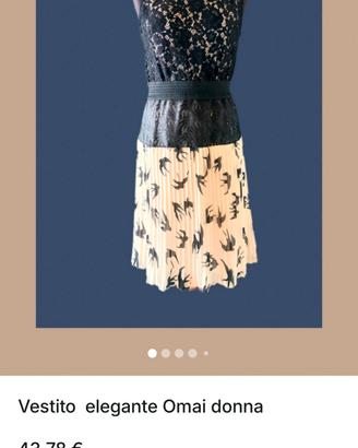 vestito donna elegante Omai 