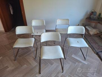 Set sedie modello 40/4, David Rowland, '60