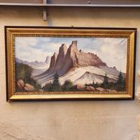 Grande quadro dipinto a mano firmato Lo Presti 