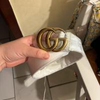 Cintura Gucci bianca