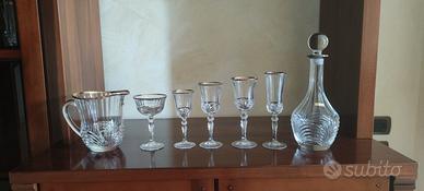 Servizio Cristallo  Bordo Oro - 59 Pezzi