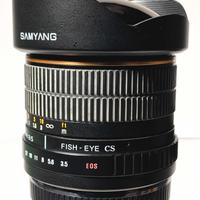 Samyang 8mm f/3.5 Fisheye – Manuale –Ottime condiz