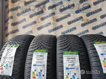 4 pneumatici nuovi 215 45 17 westlike 4 stagioni