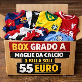 mistery box maglie da calci al kilo 3 kili 55 euro