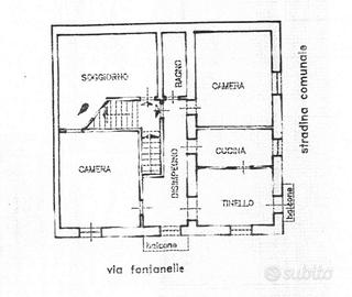 Appartamento da ristrutturare 136mq celano centro