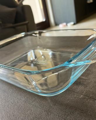 Pirofila rettangola in vetro originale Pyrex