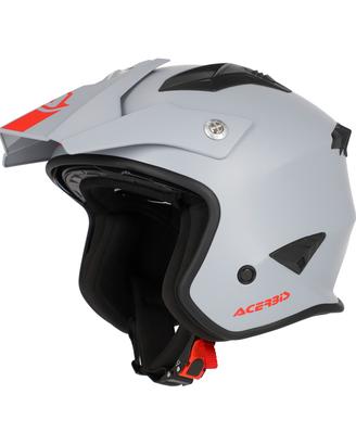 CASCO JET ARIA 22-06 ACERBIS grigio opaco