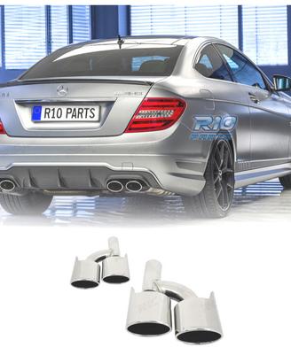 TERMINALI SCARICO MERCEDES CLASSE C W204 07-14 LOO
